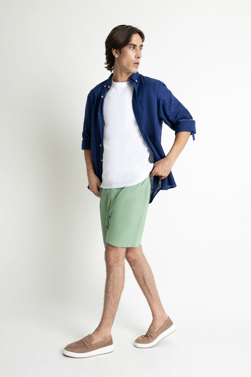 Blue Button-Down Shirt
